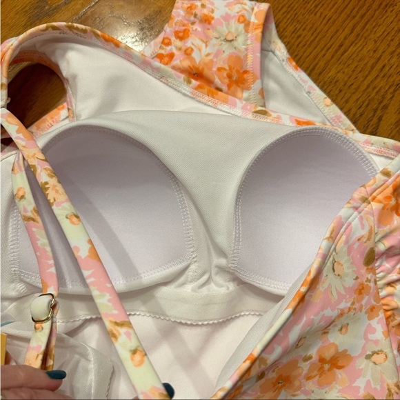 NWT Kona Sol One Shoulder Floral Swimsuit size 24W - Picture 4 of 6